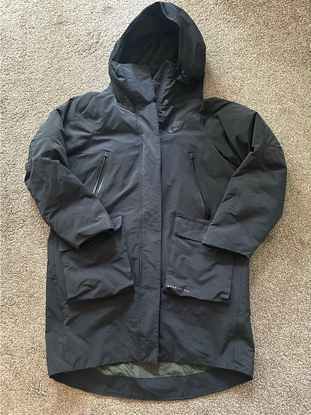 Nike Sportswear Tech Pack Down-Fill Women's Parka Black Sz Small